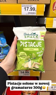 Pistacje solone prażone  promocja w Dino