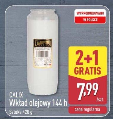Wkład olejowy 144 h 2+1 GRATIS promocja w Aldi