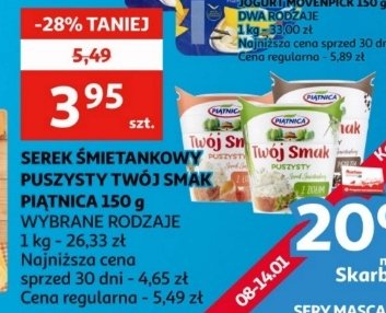 Serek puszysty z łososiem Piątnica twój smak promocja