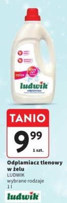 Odplamiacz tlenowy w żelu Ludwik wybrane rodzaje 1l promocja w Intermarche