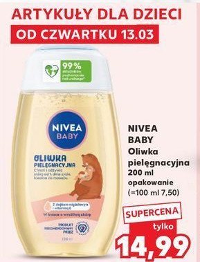 Oliwka pielęgnacyjna dla dzieci Nivea baby promocja w Kaufland