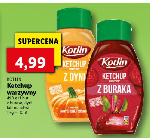 Ketchup z marchewki Kotlin promocja