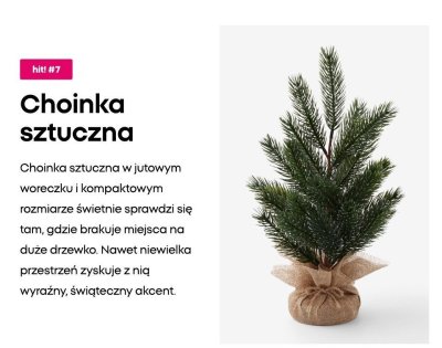 Choinka sztuczna Pepco promocja