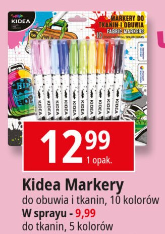 Markery w sprayu Kidea promocja