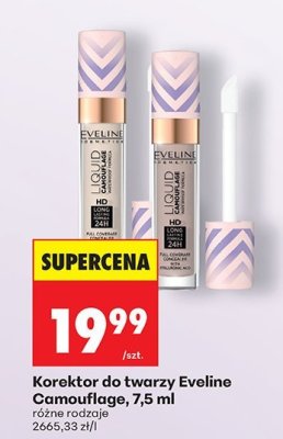 Korektor do twarzy Eveline Camouflage 7,5 ml różne rodzaje promocja w Biedronka