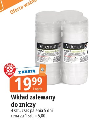 Wkład zalewany do zniczy Ardence promocja w Leclerc
