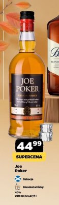 Whisky Joe Poker Blended 700ml promocja w Netto