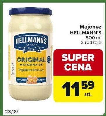 Majonez HELLMANN'S promocja w Carrefour Express