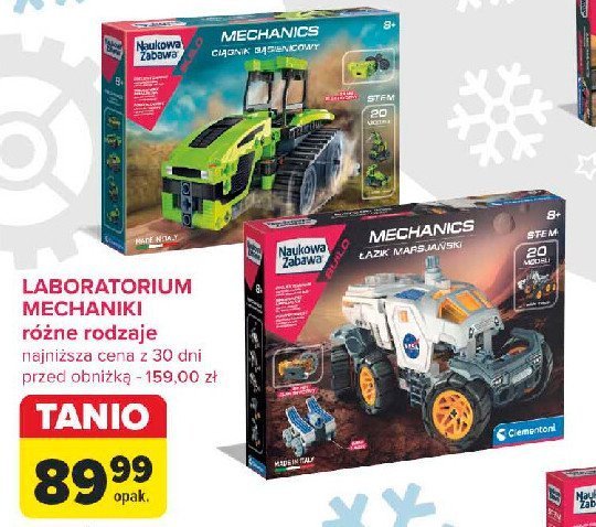 Naukowa zabawa - łazik marsjański Clementoni promocja w Carrefour