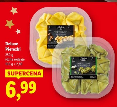 Pierożki Tortelloni, różne rodzaje promocja w Lidl