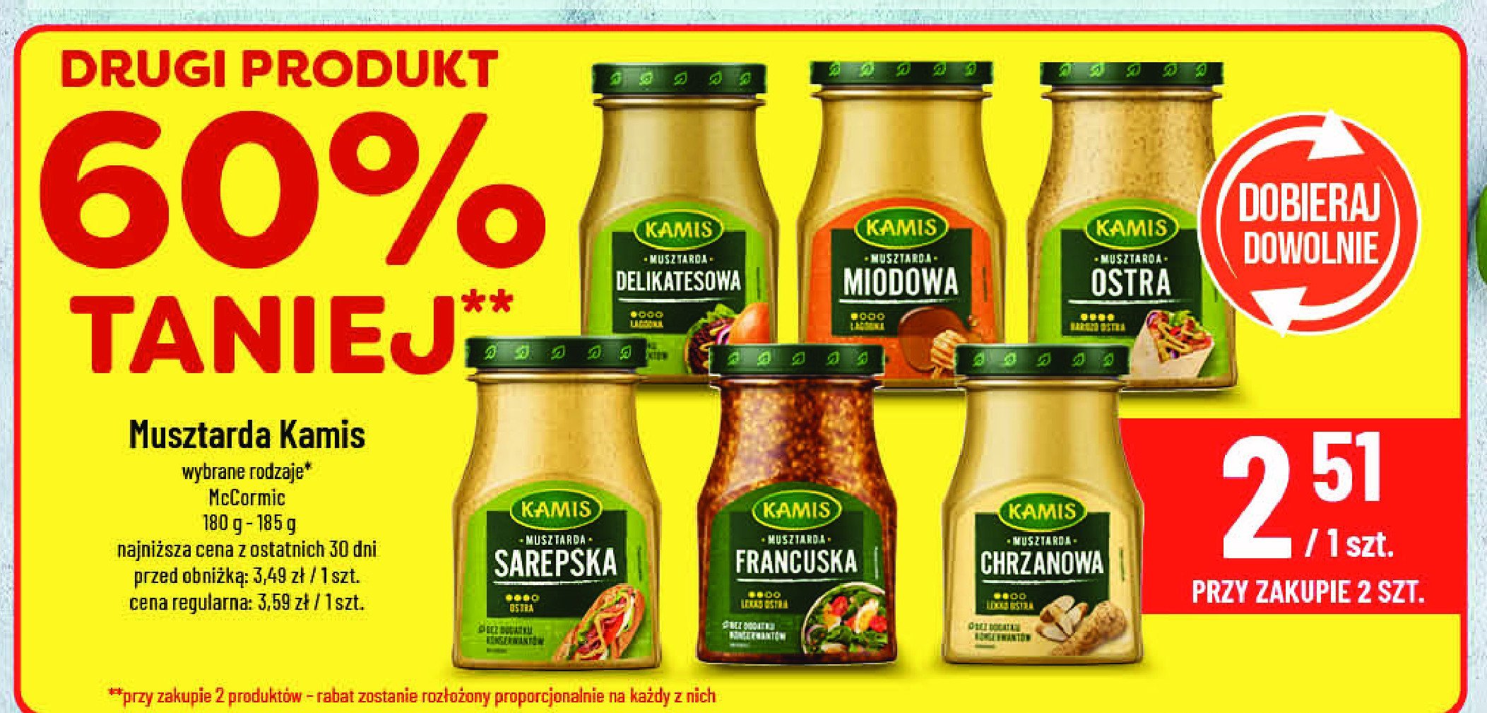 Musztarda chrzanowa Kamis promocja w POLOmarket