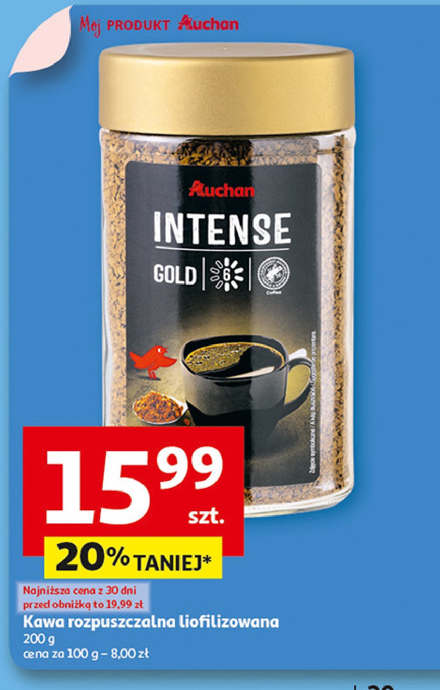 Kawa lifofilizowana Auchan promocja w Auchan