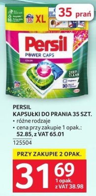 Kapsułki do prania Persil Power Caps 35 szt. różne rodzaje promocja w Selgros