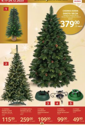 Choinka jodła Ontario 180 cm promocja w Selgros