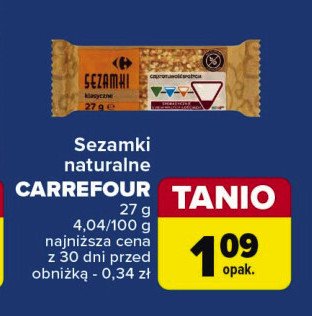 Sezamki Carrefour promocja