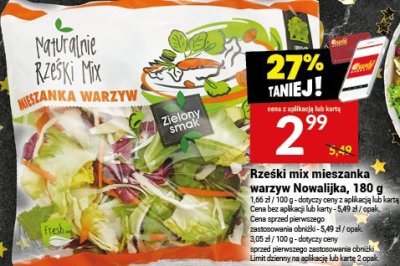 Rzeski mix mieszanka warzyw Nowalijka promocja w Twój Market