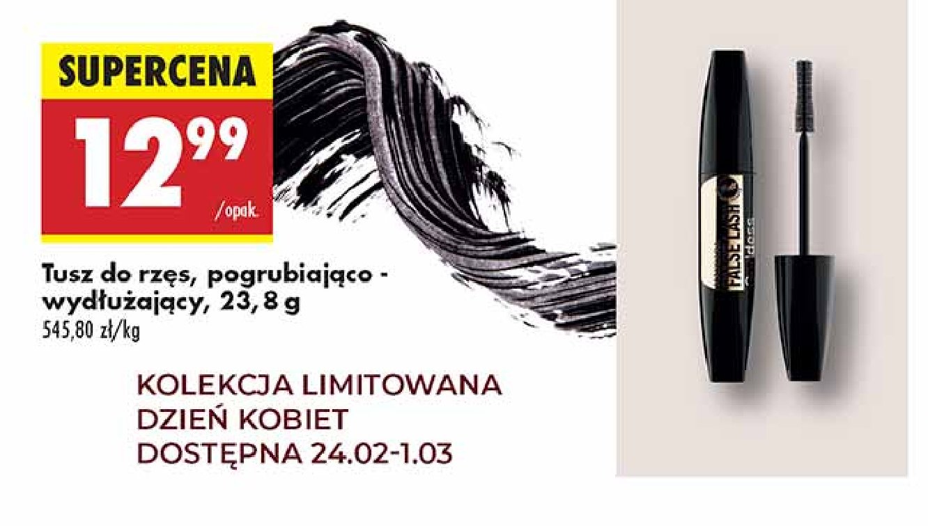 Tusz podkręcający BELL HYPOALLERGENIC INTENSE CURL promocja w Biedronka