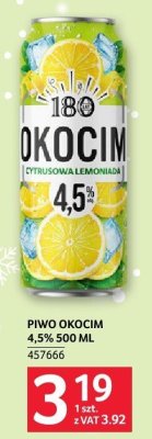 Piwo Okocim 4,5% 500 ml promocja w Selgros