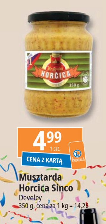 Musztarda kremska czeska Develey kralovska horcica promocja