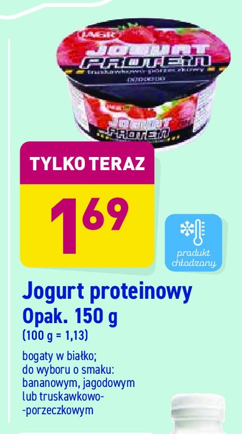 Jogurt proteinowy truskawkowo-porzeczkowy Jagr promocja