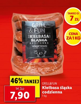 Kiełbasa śląska Grill and fun promocja