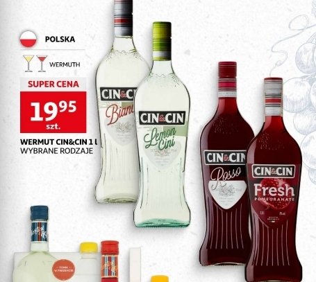 Vermouth CIN&CIN FRESH POMEGRANTE promocja
