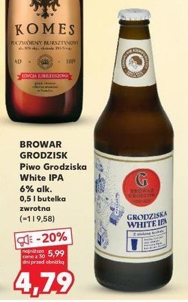 Piwo Grodziska white ipa promocja w Supeco