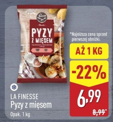 Pyzy z mięsem LA FINESSE promocja w Aldi