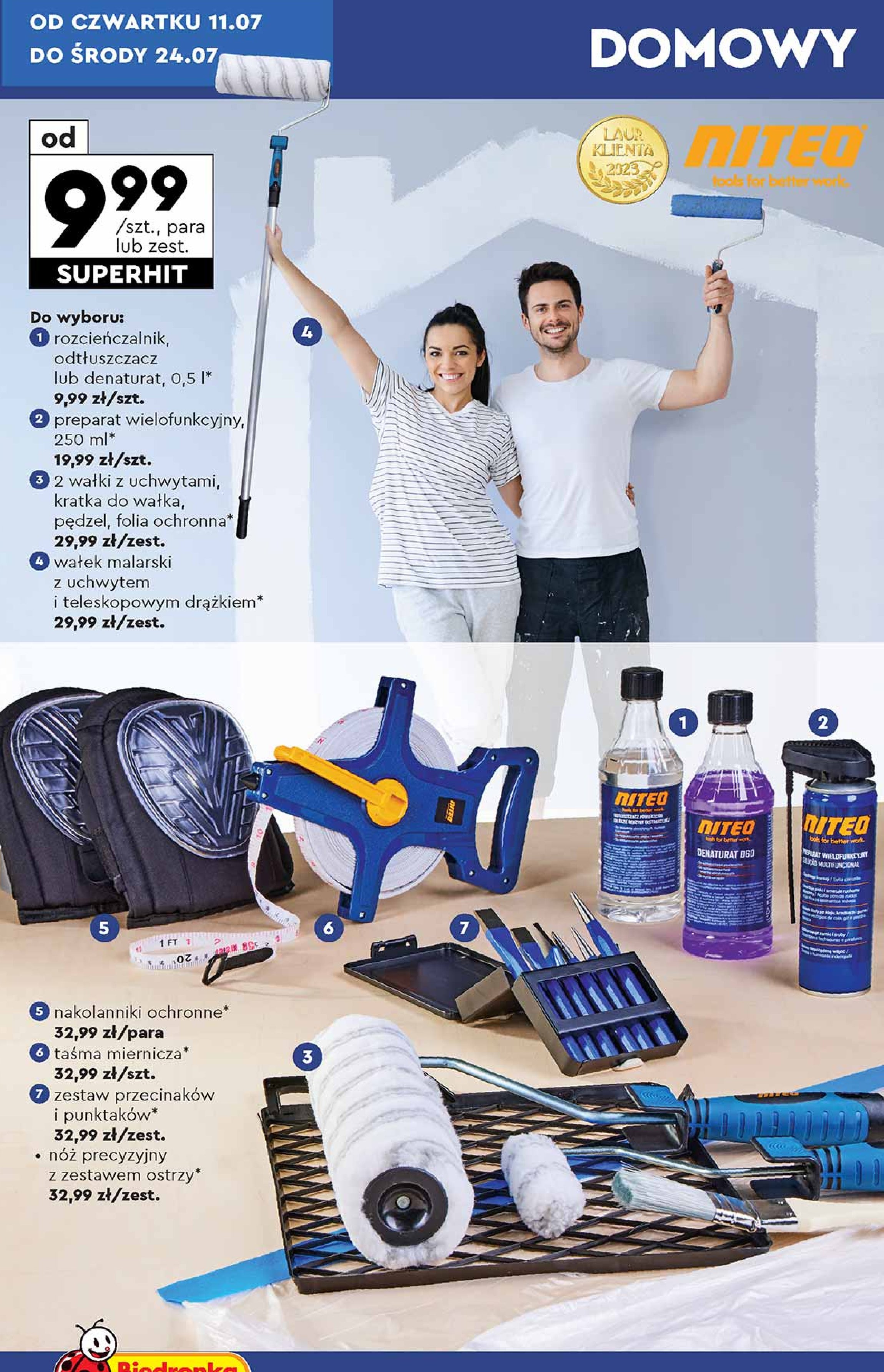 Zestaw malarski Niteo tools promocja