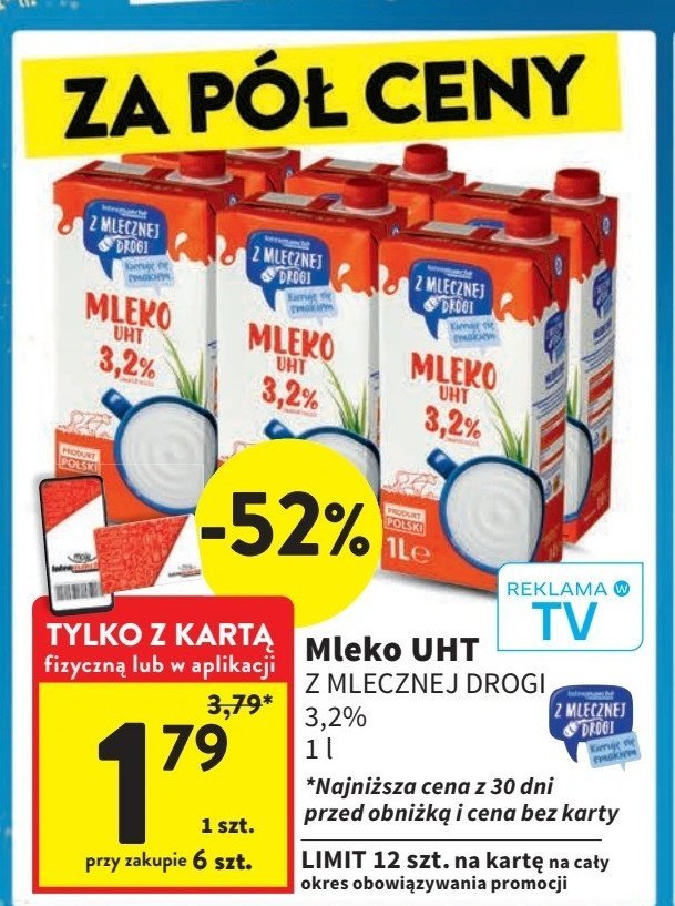 Mleko 3.2% Z mlecznej drogi promocja