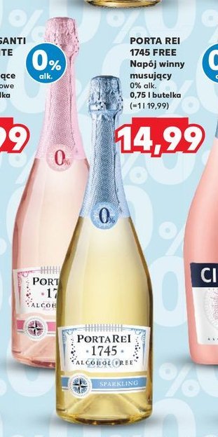 Wina Porta rei 1745 sparkling promocja w Kaufland