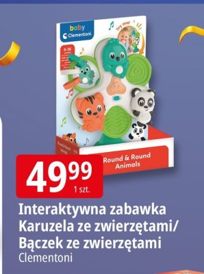 Interaktywna zabawka Karuzela ze zwierzętami/Bączek ze zwierzętami Clementoni promocja w Leclerc
