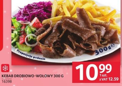 Kebab drobiowo-wołowy promocja w Selgros