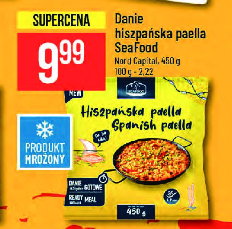 Paella hiszpanska Seafood promocja
