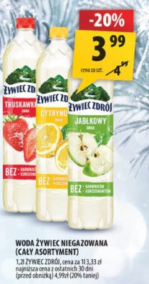 Woda Żywiec niegazowana (cały asortyment) promocja w Arhelan