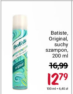 Szampon do włosów suchy original Batiste dry shampoo promocje