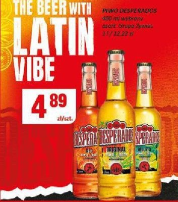 Piwo Desperados promocja w Chorten