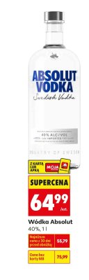 Wódka Absolut promocja w Biedronka