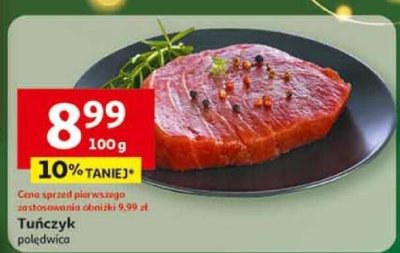 Tuńczyk polędwica 100 g promocja w Auchan