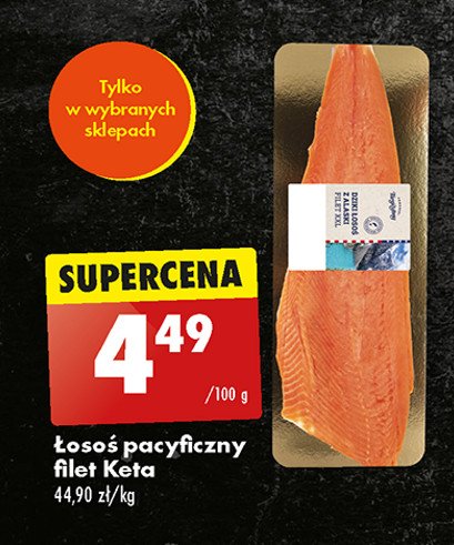 Łosoś pacyficzny filet keta Pomorski targ rybny promocja