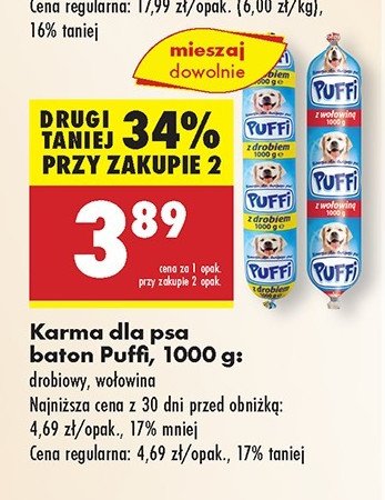 Baton z drobiem Puffi promocja