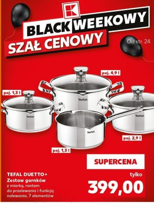 Zestaw garnków Duetto+ 7 elementów promocja w Kaufland