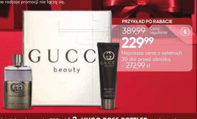 Zestaw GUCCI GUILTY męska woda toaletowa 50 ml + żel pod prysznic 50 ml promocja w Super-Pharm