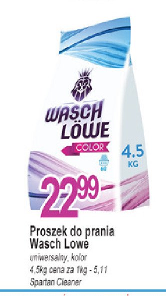 Proszek do prania uniwersalny Waschlowe promocja