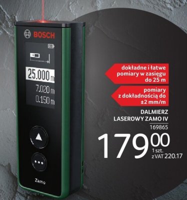 Dalmierz laserowy BOSCH ZAMO IV promocja w Selgros