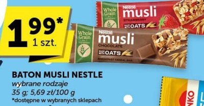 Baton Musli Nestle promocja w Groszek