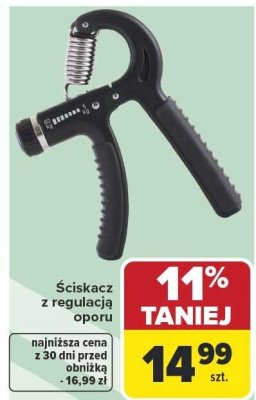 Ściskacz z regulacją oporu promocja w Carrefour
