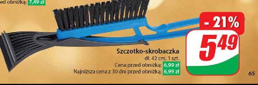 Szczotko-skrobaczka promocja