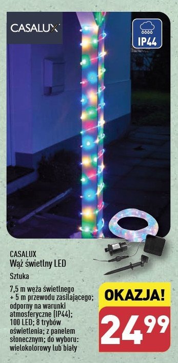 Wąż świetlny led 7.5 m Casalux promocja