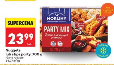 Nuggets Morliny Party Mix 700g promocja w Biedronka